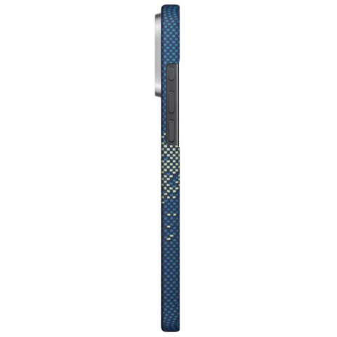 Pitaka Husa Tactile Woven Aramida Magsafe iPhone 16 Pro StarPeak Milky Way Galaxy [3]