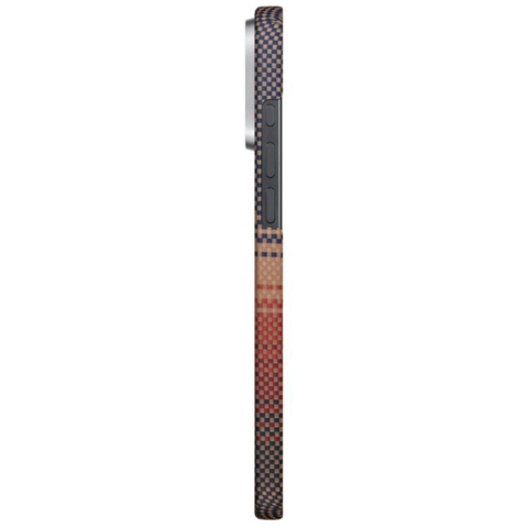 Pitaka Husa Tactile Woven Aramida Magsafe iPhone 16 Pro Sunset [1]