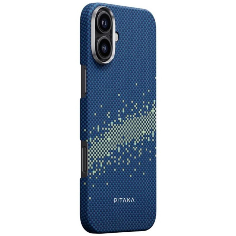 Laptop, Tablete & Telefoane - Pitaka Husa Tactile Woven Aramida Magsafe iPhone 16 StarPeak Milky Way Galaxy