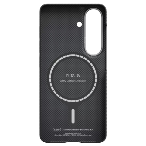 Pitaka Husa Ultra-Slim Edge Aramida Samsung Galaxy S26 Plus Negru / Gri [2]