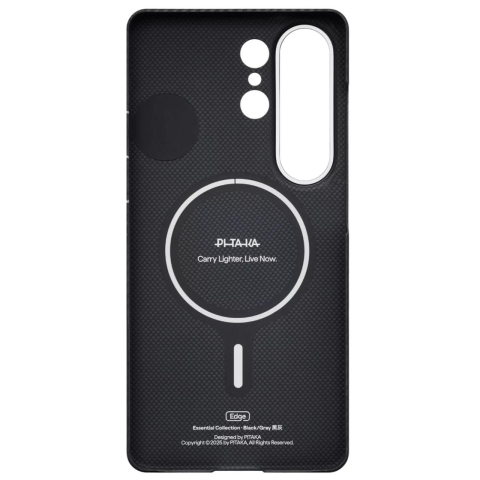 Pitaka Husa Ultra-Slim Edge Aramida Samsung Galaxy S26 Ultra Negru / Gri [2]