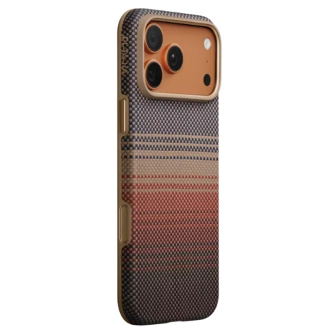 Laptop, Tablete & Telefoane - Pitaka Husa UltraGuard Aramida Magsafe iPhone 17 Pro Sunset