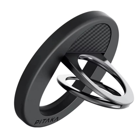 Suporturi telefoane si tablete - Pitaka Suport Inel Magnetic pentru telefon MagEZ Grip 3 Negru