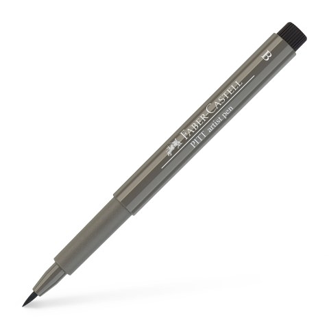 Rechizite Școlare - Pitt artist pen brush gri cald iv faber-castell
