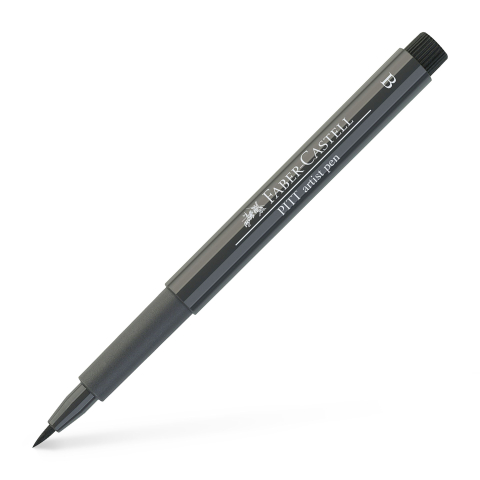 Rechizite Școlare - Pitt artist pen brush gri cald v faber-castell