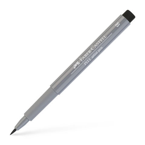Rechizite Școlare - Pitt artist pen brush gri rece iii faber-castell