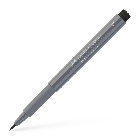 Rechizite Școlare - Pitt artist pen brush gri rece iv faber-castell