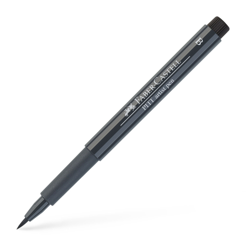 Rechizite Școlare - Pitt artist pen brush gri rece vi faber-castell