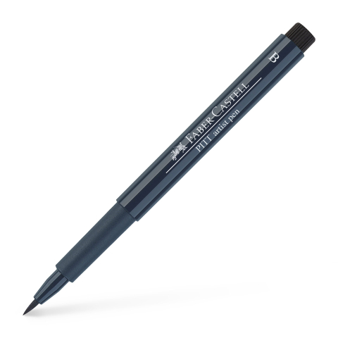 Rechizite Școlare - Pitt artist pen brush indigo inchis faber-castell