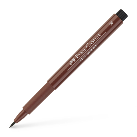 Rechizite Școlare - Pitt artist pen brush maro roscat faber-castell