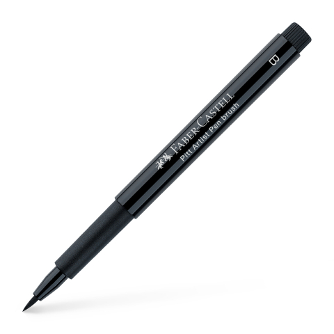 Rechizite Școlare - Pitt artist pen brush negru faber-castell