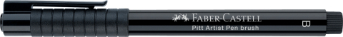 Pitt artist pen brush negru faber-castell [3]