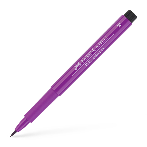 Rechizite Școlare - Pitt artist pen brush roz purpuriu faber-castell
