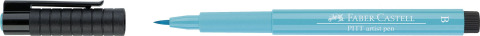 Pitt artist pen brush turcoaz cobalt deschis faber-castell [1]