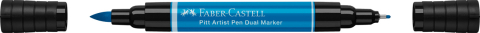 Pitt artist pen dual marker albastru phtalo 110 faber-castell [1]