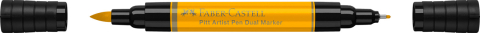 Pitt artist pen dual marker galben crom inchis 109 faber-castell [1]
