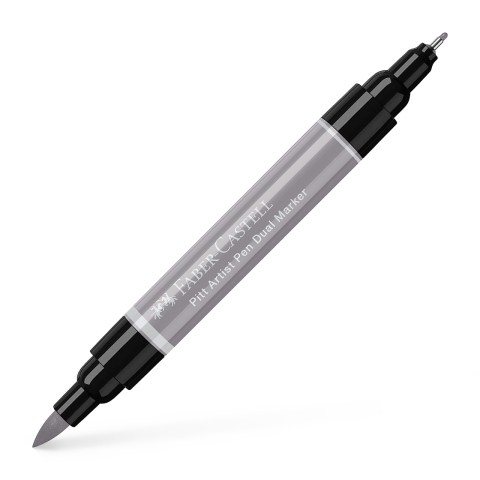 Rechizite Școlare - Pitt artist pen dual marker gri cald iii 272 faber-castell