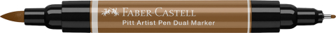Pitt artist pen dual marker maro umbra 180 faber-castell [4]