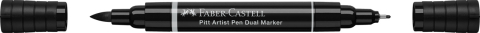 Pitt artist pen dual marker negru 199 faber-castell [3]