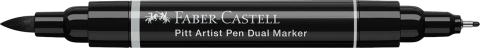 Pitt artist pen dual marker negru 199 faber-castell [4]