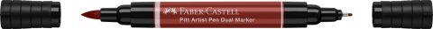 Pitt artist pen dual marker rosu indian 192 faber-castell [3]