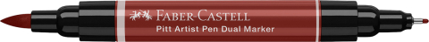Pitt artist pen dual marker rosu indian 192 faber-castell [4]