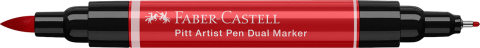 Pitt artist pen dual marker rosu intens 219 faber-castell [2]