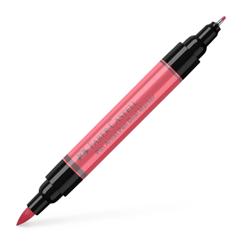 Rechizite Școlare - Pitt artist pen dual marker roz coral 131 faber-castell
