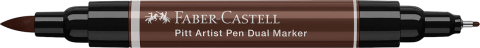 Pitt artist pen dual marker sepia inchis 175 faber-castell [2]