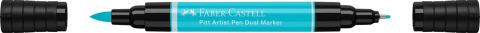 Pitt artist pen dual marker turcoaz cobalt deschis 154 faber-castell [1]