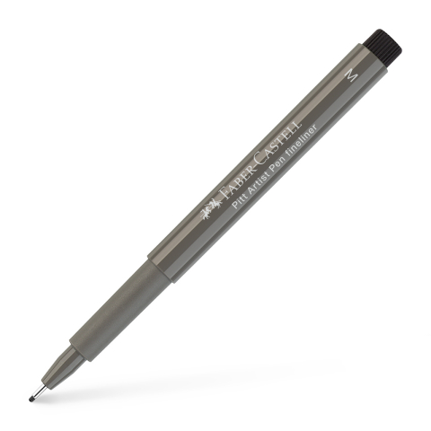 Rechizite Școlare - Pitt artist pen fineliner m gri cald iv faber-castell