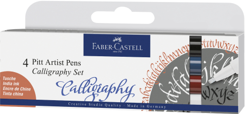 Rechizite Școlare - Pitt artist pen set caligrafic 4 buc faber-castell