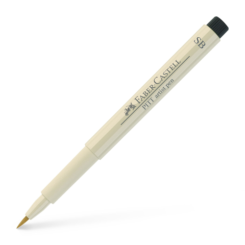 Rechizite Școlare - Pitt artist pen soft brush gri cald i faber-castell