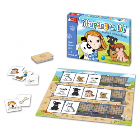 Pitypang és Lili, Segíts a kutyusoknak! társasjáték, 3-6 ani [1]