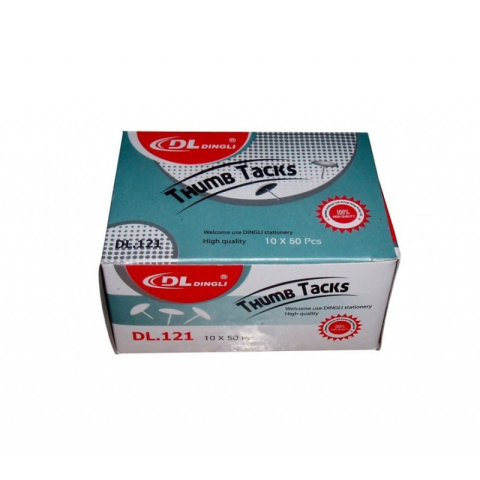 Birotică și Papetărie - Piuneze (pioneze) CNX DL121 -1212, 10mm, argintii, cutie 50 buc