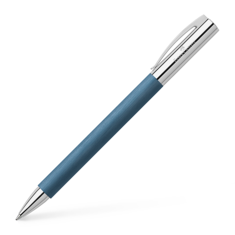 Pixuri pentru Copii si Scoala - Pix ambition precious resin albastru faber-castell