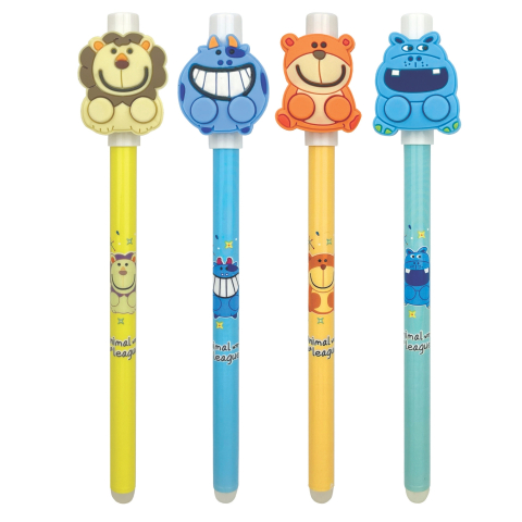 Pix care se sterge cu capac, Upsy Safari, 4 modele (36 buc/display), copii varsta 3 ani+,6 ani+,8 ani+ [1]