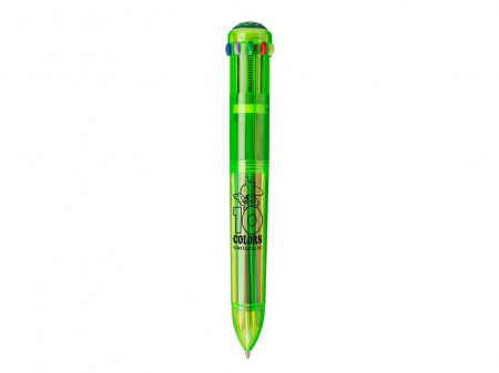 Pix cu 10 culori si mecanism retractabil, nuante fluorescente [3]