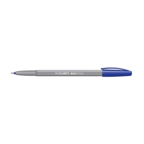 Pix cu bila CLARO Eco Stick, CL-2202, CL-3524, CL-ECO-A, 0.7mm, cu capac, scris albastru [3]