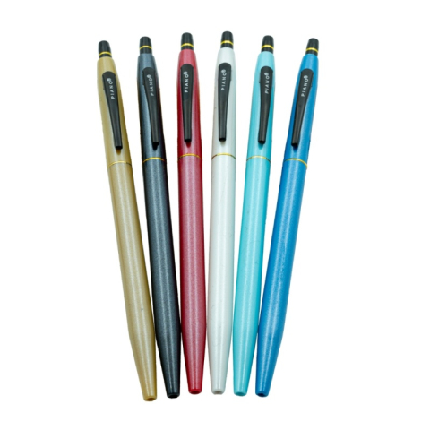 Birotică și Papetărie - Pix cu bila CNX PS-008 Piano, 0.7mm, corp color perlat, scriere albastru