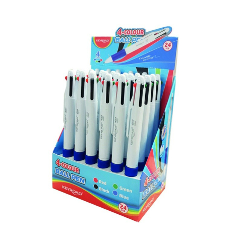 Pix cu bila Keyroad KR972313, cu mecanism, grip cauciucat, 4 in 1, scris 4 culori [1]