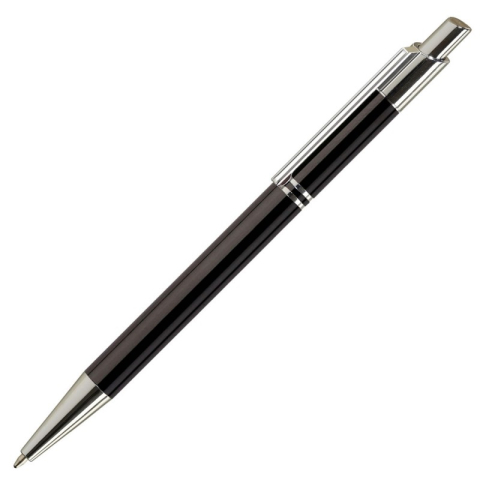Birotică și Papetărie - Pix cu bila Office-Cover Tiko, 1.0mm, cu mecanism, pentru personalizare, corp metalic, argintiu
