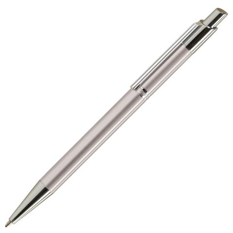 Birotică și Papetărie - Pix cu bila Office-Cover Tiko, 1.0mm, cu mecanism, pentru personalizare, corp metalic, argintiu