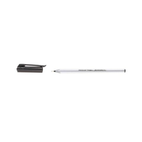 Pix cu bila Pensan Triball, 1.0mm, triunghilar, cu capac, scris negru [1]