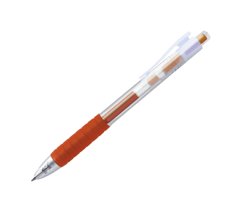 Birotică și Papetărie - Pix cu gel 0.7mm fast gel portocaliu faber-castell