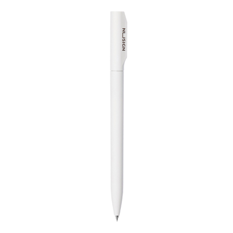 Birotică și Papetărie - Pix cu gel cu mecanism 0.5mm albastru corp alb nusign deli