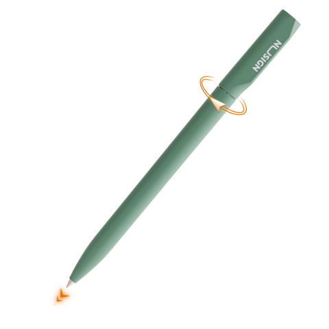 Pix cu gel cu mecanism 0.5mm albastru corp verde nusign deli [2]