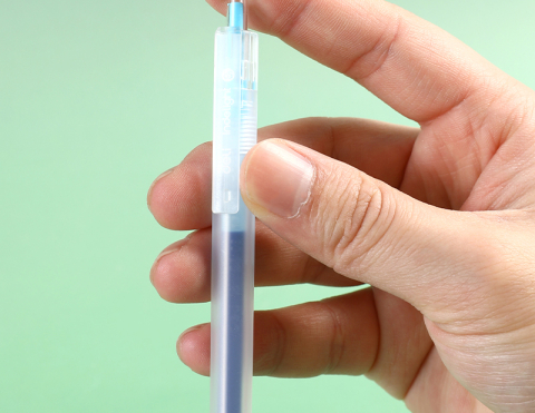 Pix cu gel cu mecanism 0.5mm bleu deli [3]