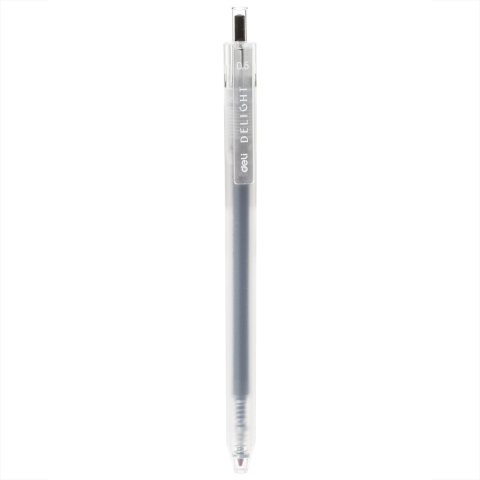 Birotică și Papetărie - Pix cu gel cu mecanism 0.5mm negru delight deli