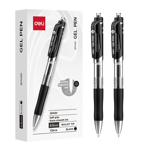 Pix cu gel cu mecanism 0.5mm negru q10420 deli [1]